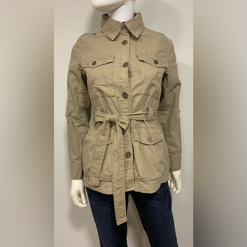 Guess Utility Jacket Button Closure Long Sleeve L… - image 1